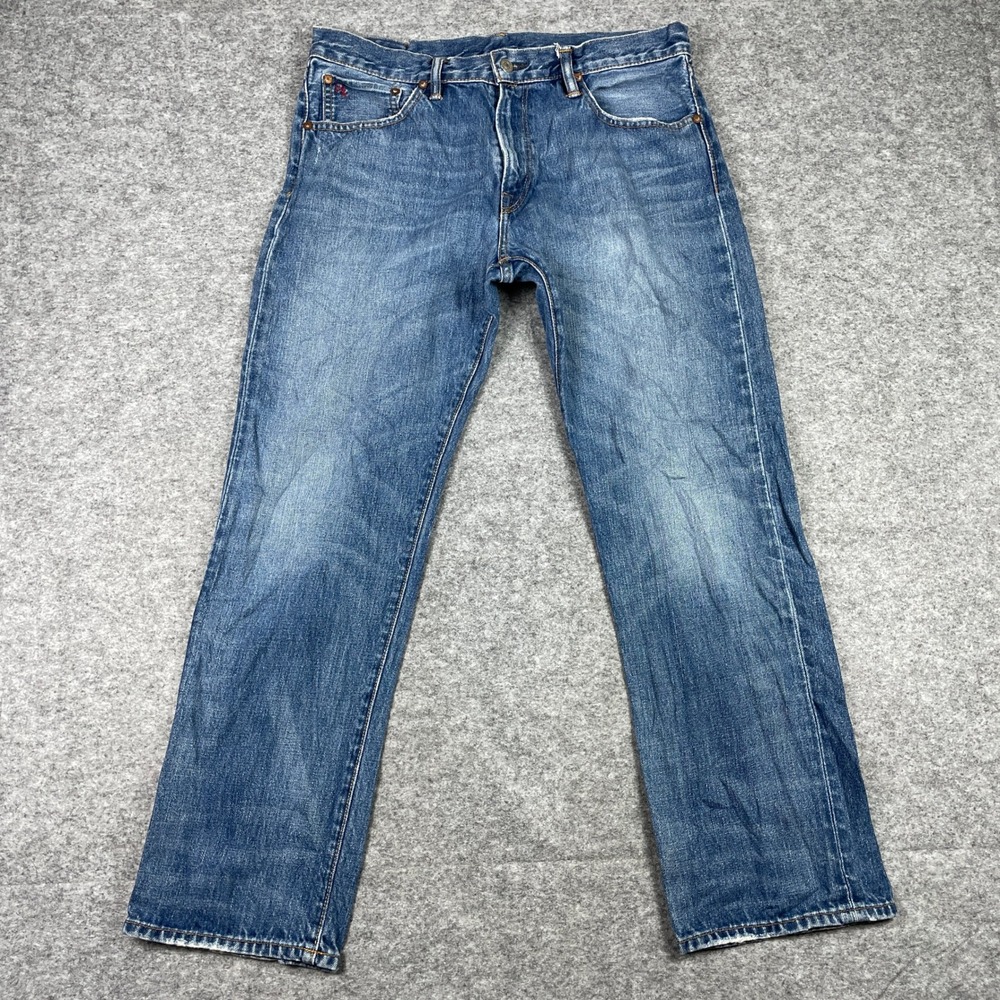 Polo Ralph Lauren Jeans Mens 33x30 (Fits 34x29) Blue Classic Fit Straight Leg